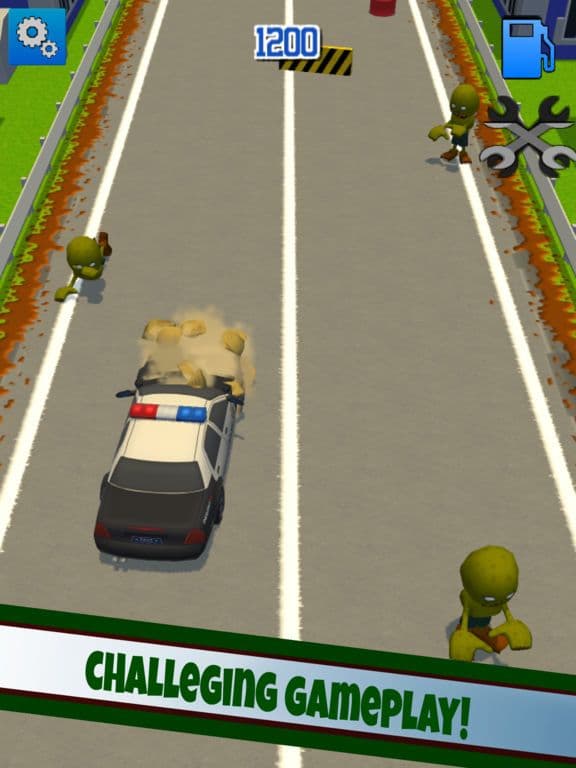 Racing Cops: Zombie vs Police Car screenshot 2