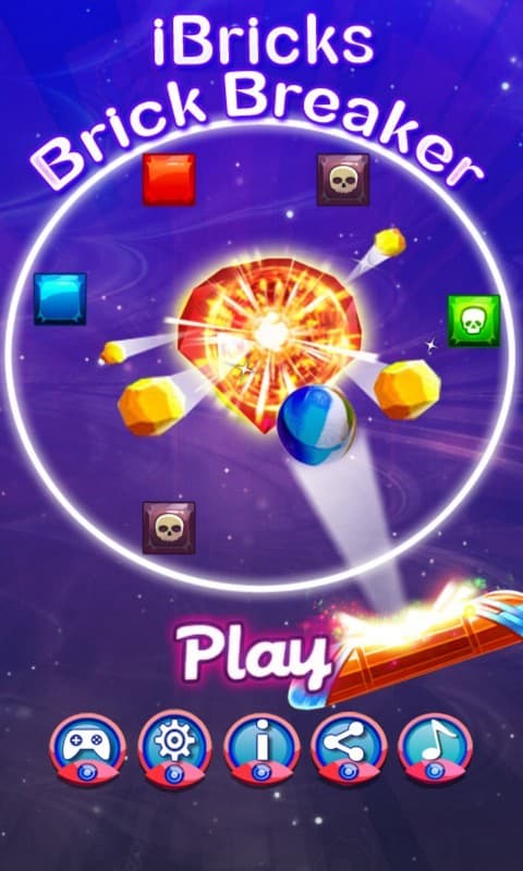 iBrick: Brick Breaker screenshot 2