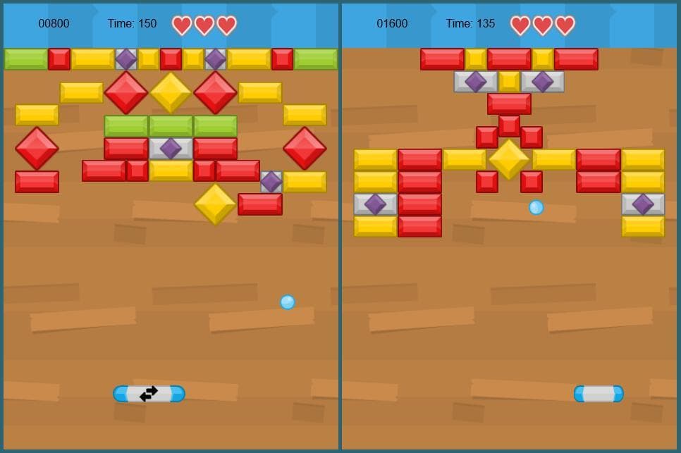 Block-breaking template - Demo screenshot 2