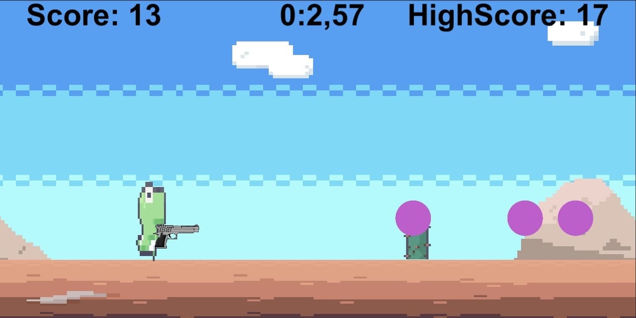 Dino Run Gun! screenshot 3