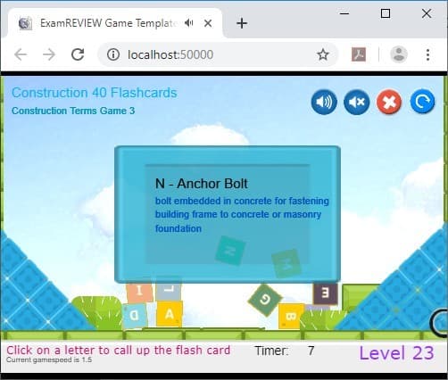 CramFLASH Construction Exams Random Flashcard Apps screenshot 4