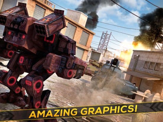 Steel Robots | 3D War Robot Fighting Game vs Tanks screenshot 6