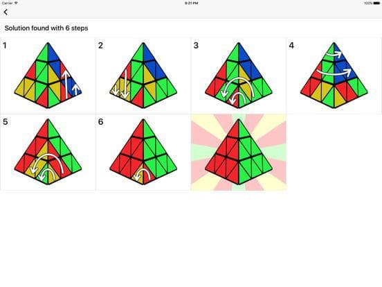 Pyraminx Solver screenshot 2
