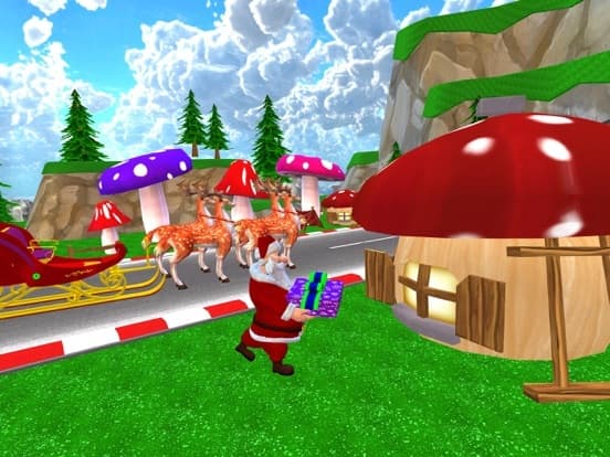 Santa Christmas Infinite Track screenshot 3