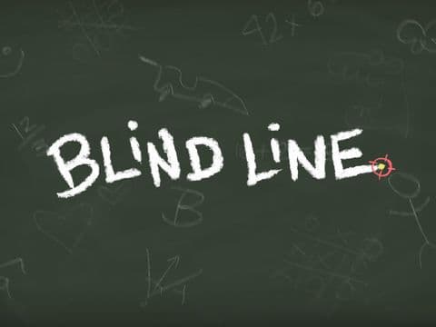 Blind Line - Blackboard Chalk Puzzle Game