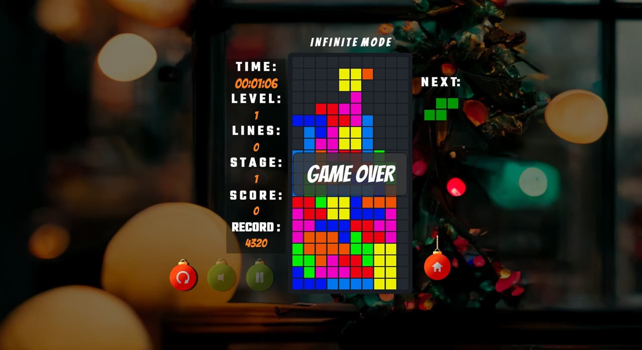 Tetris Christmas screenshot 4
