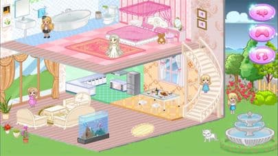 Princess Snow Doll House Design screenshot 2