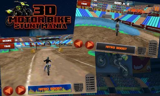3D Motor Bike Stunt Mania screenshot 5