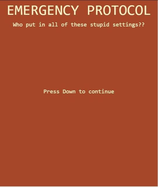 EMERGENCY PROTOCOL (BurningApparatus) screenshot 2