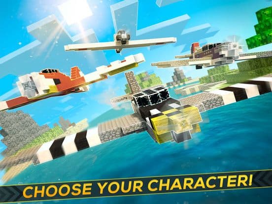 BlockWorld War Racer | Aircraft Battle Game screenshot 4