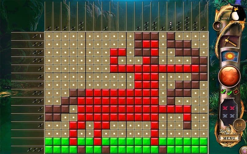 Fantasy Mosaics 11: Fleeing from Dinosaurs