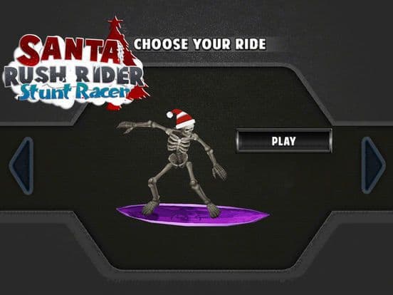 Santa Rush Rider - Stunt Race screenshot 5