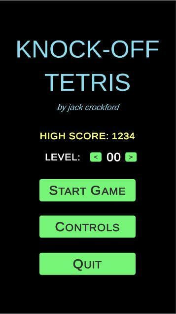Knock-Off Tetris