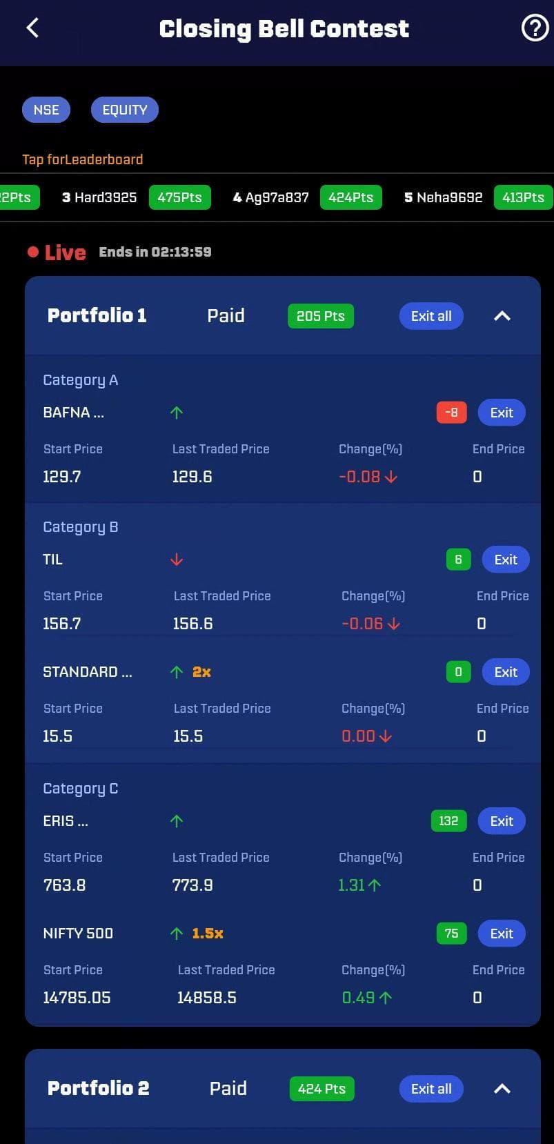 Rainmaker: Cryptocurrency & Stock Fantasy Gaming screenshot 6