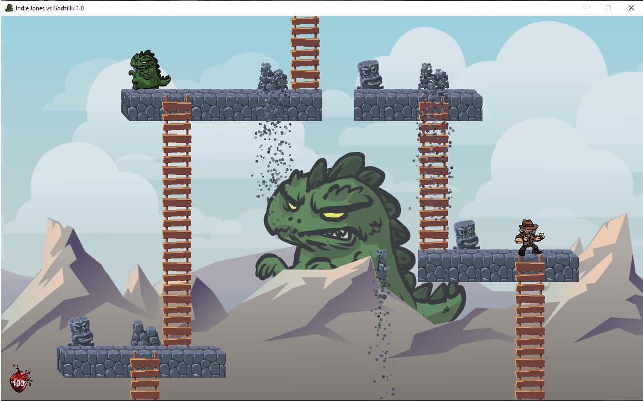 Indie Jones vs Godzillu screenshot 4