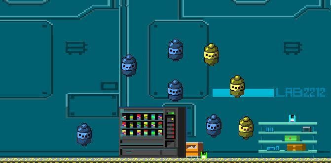 The lab and the robots