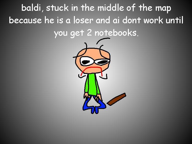 Baldis Basics, but you only need 1 notebook. screenshot 2