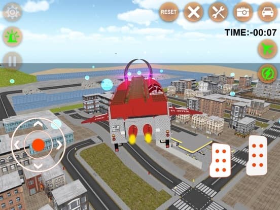 Flying Firefighter Truck simulator 2016 Real City Hero