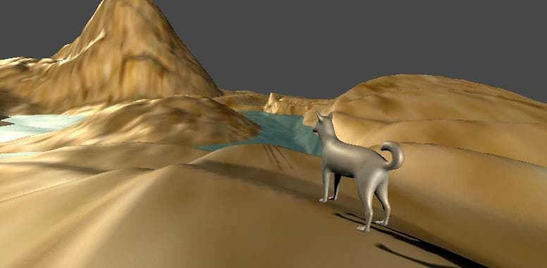tropical dog 3d