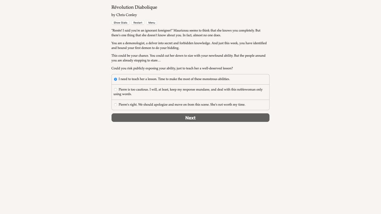Revolution Diabolique screenshot 2