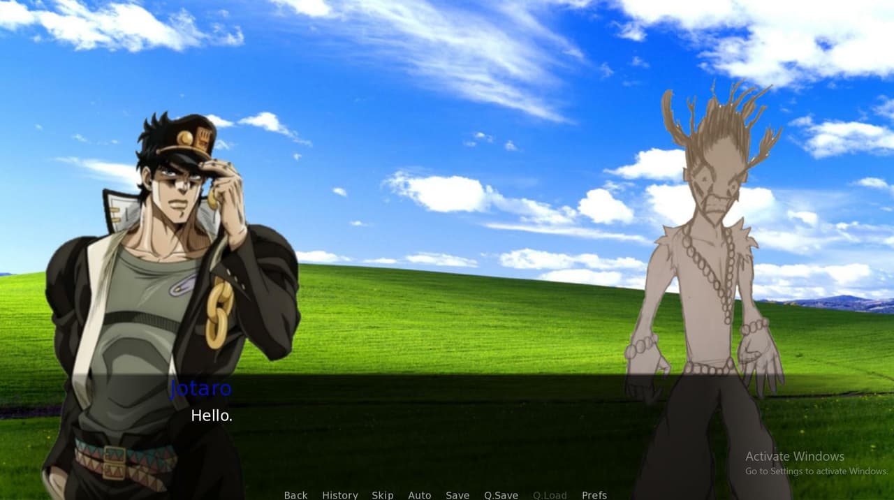 Spinmans Shitpost Adventure (ft. Jotaro Kujo) screenshot 2