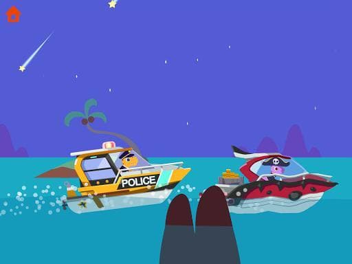 Dinosaur Police Car