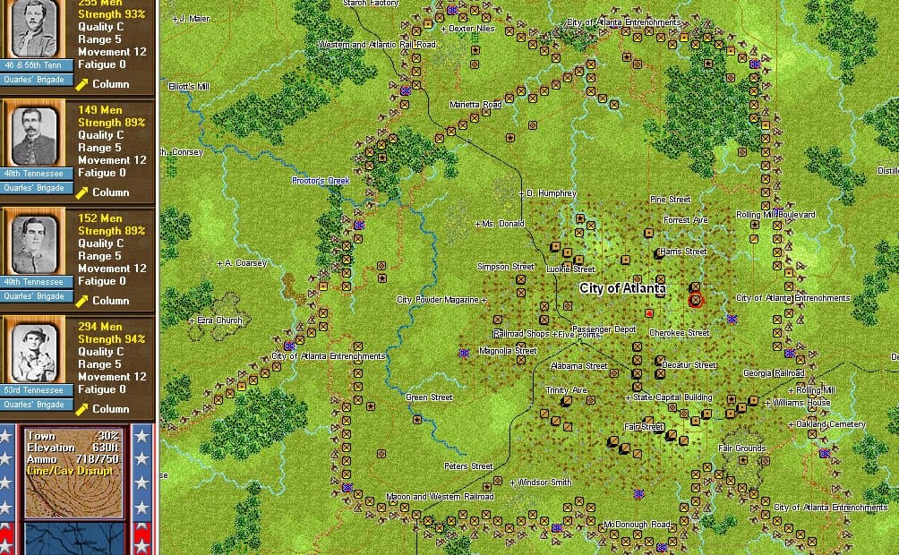 Civil War Battles: Campaign Atlanta screenshot 5