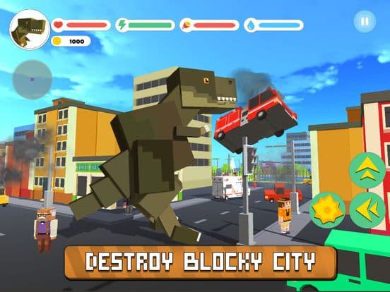 Blocky Zilla: City Crush screenshot 3