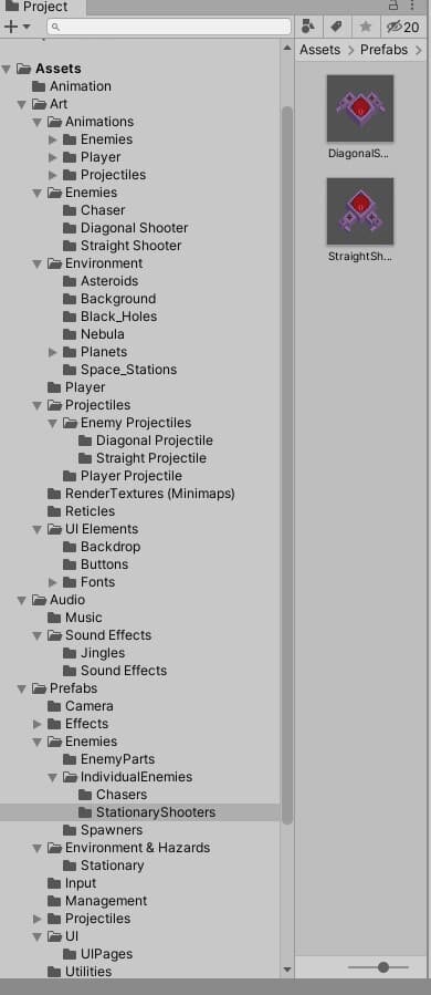 2D shooter game project screenshot 3