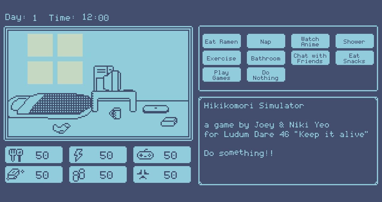 Hikikomori Simulator screenshot 2
