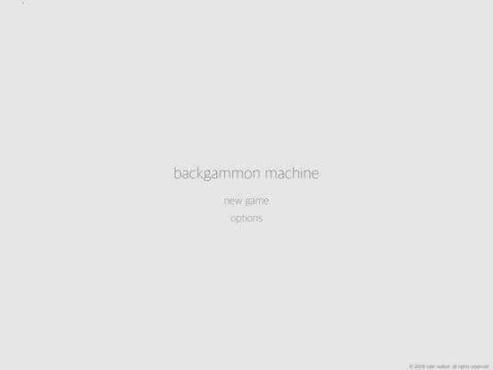 Backgammon Machine