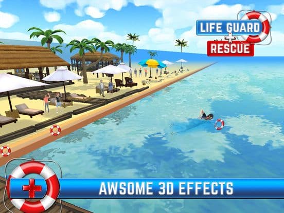 Beach Life Guard Simulator: Coast Emergency Rescue & Life Saving Simulation Game screenshot 4