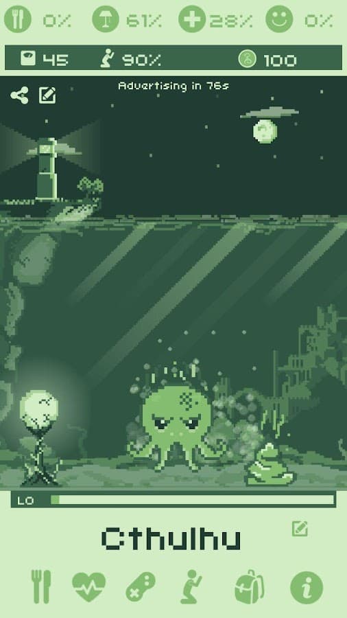 Cthulhu Virtual Pet screenshot 2
