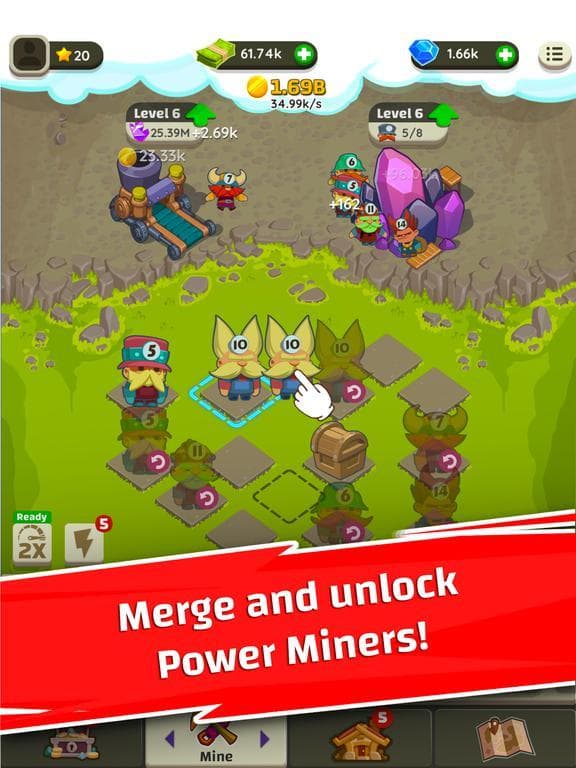 Merge Miners: Idle Tycoon screenshot 2