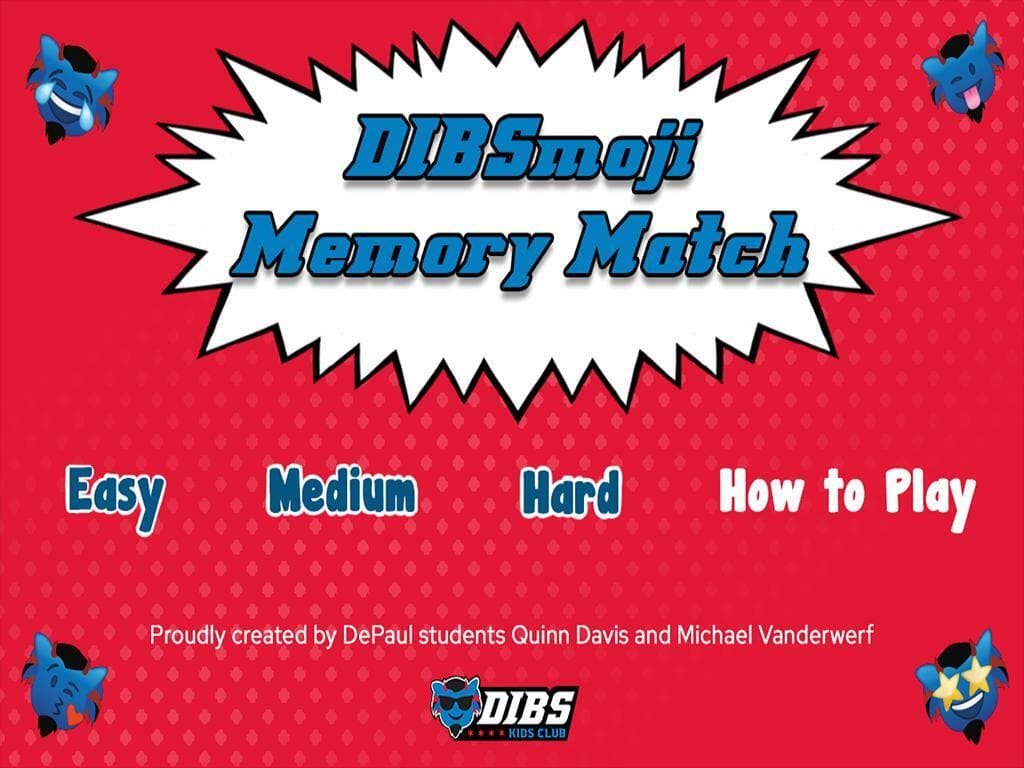 DIBSmoji Memory Match