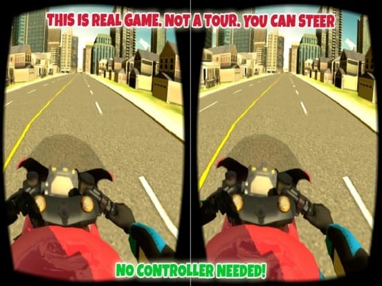 VR Motorbike Simulator: VR Game for Google Cardboard screenshot 3