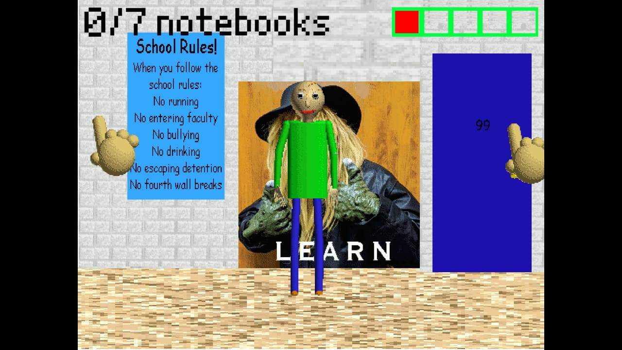 Baldis Basics Plus Alpha 2.0.2 (Scratch) screenshot 3