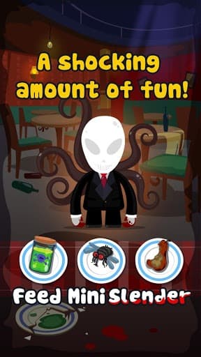 Beat Slenderman in Forest. Horror tamagotchi game screenshot 4