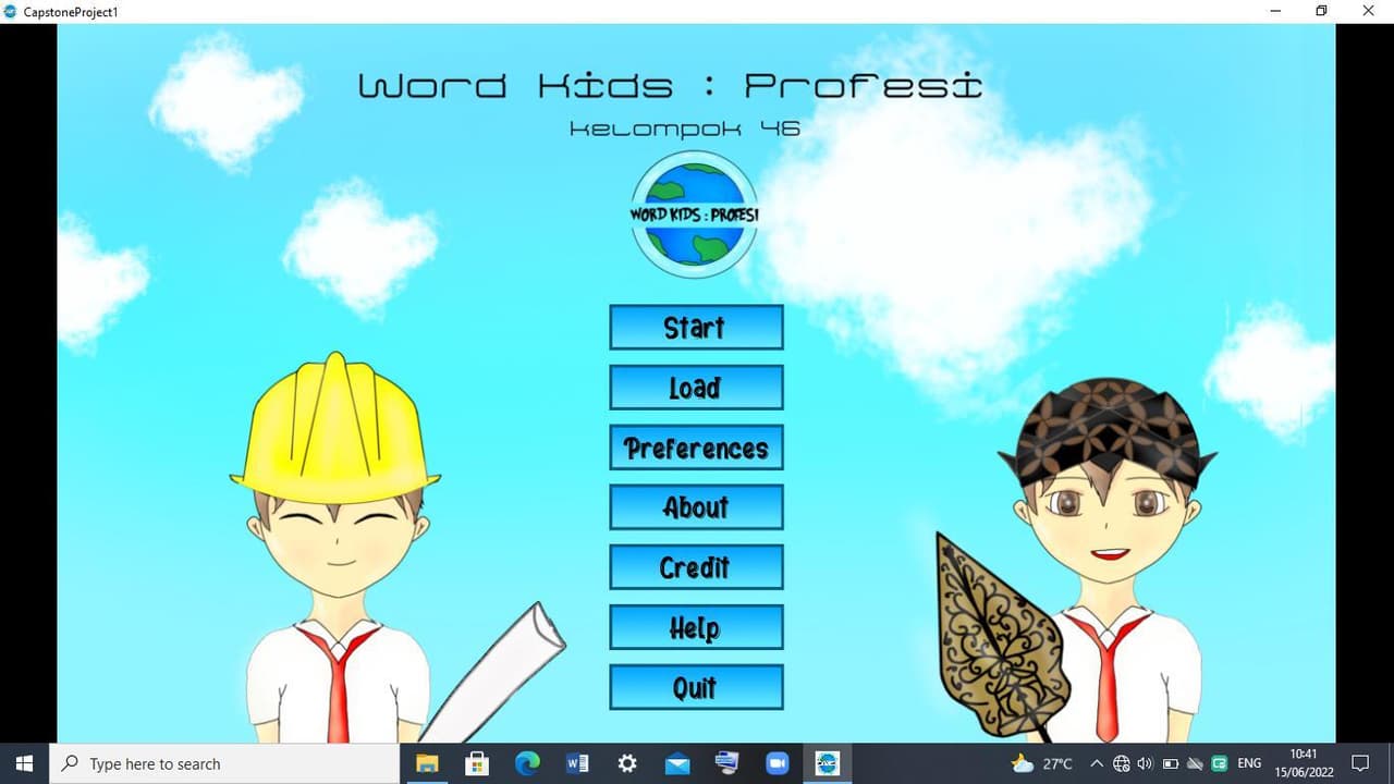 Word Kids: Profesi screenshot 4