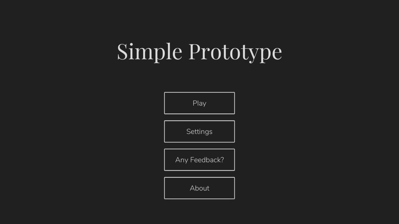 Simple Prototype Skeleton