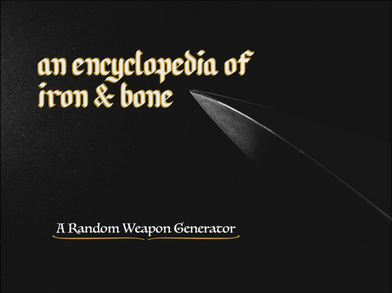 an encyclopedia of iron and bone