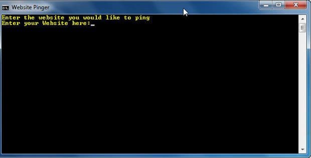 Website Pinger