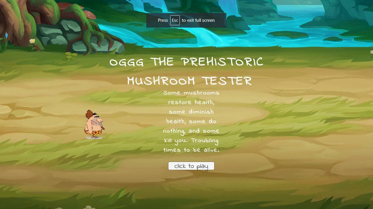 OGGG the prehistoric mushroom tester screenshot 3