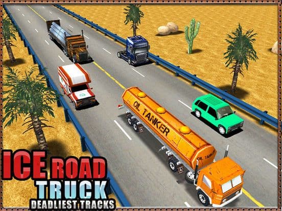 Ice Road Truck Simulator Race screenshot 5