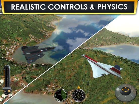Plane Flying Parking Sim a Real Airplane Driving Test Run Simulator Racing Games screenshot 5