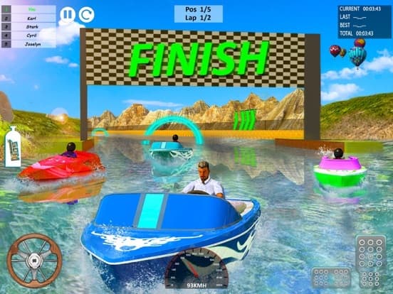 Speed Boat Driving Game 2021 screenshot 3