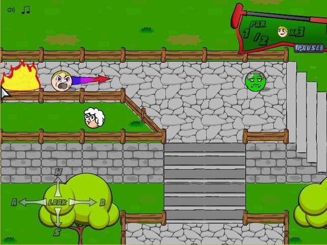 Super Dramatic Flash Minigolf RPG (BitOddGames) screenshot 4