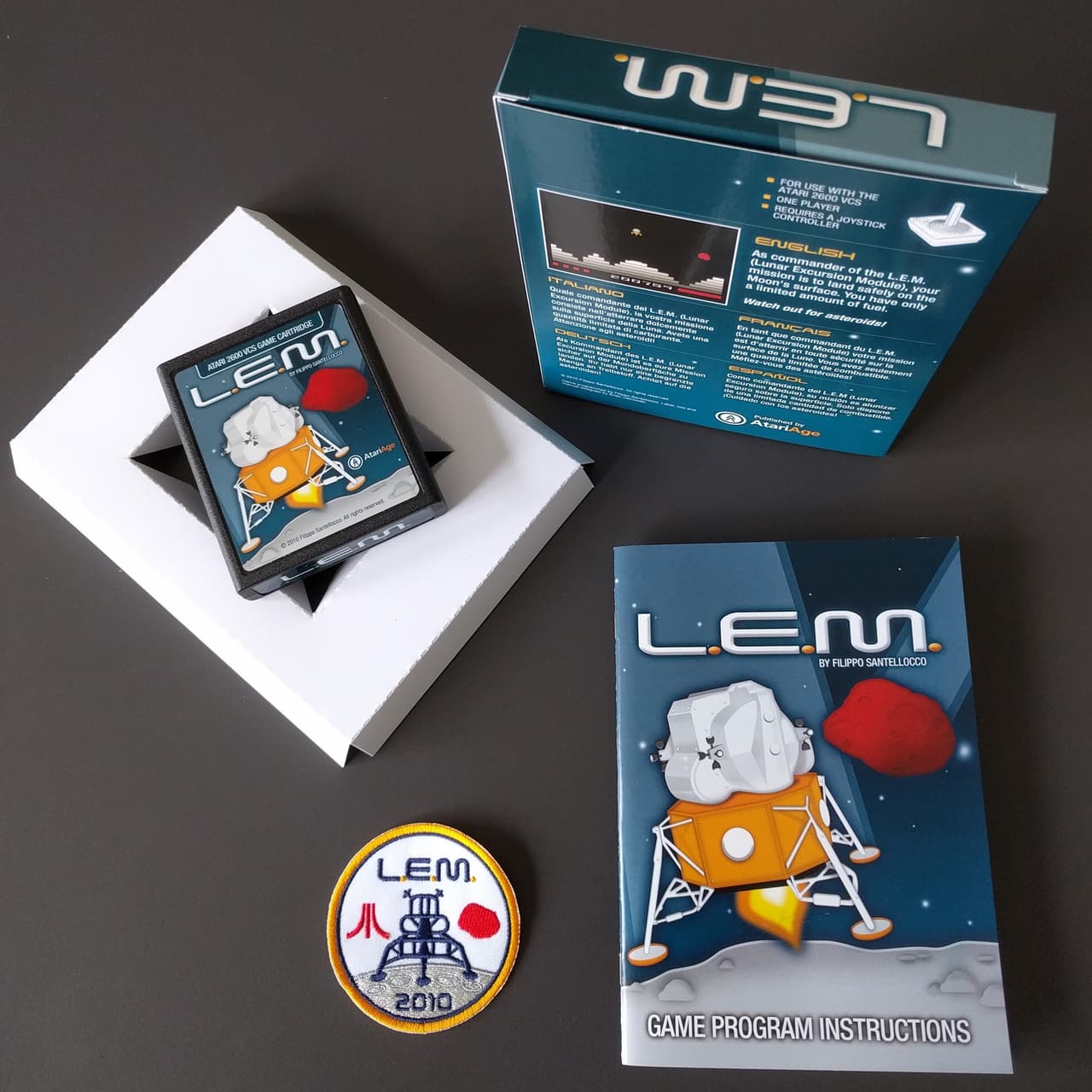 L.E.M. Lunar Excursion Module (Atari 2600 VCS)