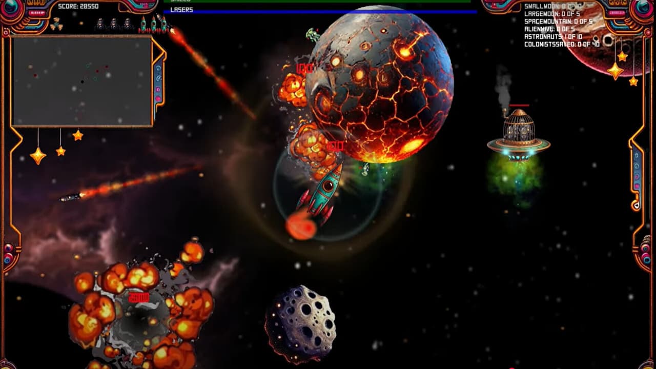 Asteroids and Aliens screenshot 3