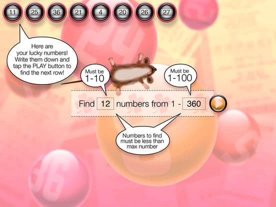 Lucky Cat Lottery Numbers - Catch Game For Cats